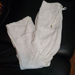 Forever 21 White Linen pants